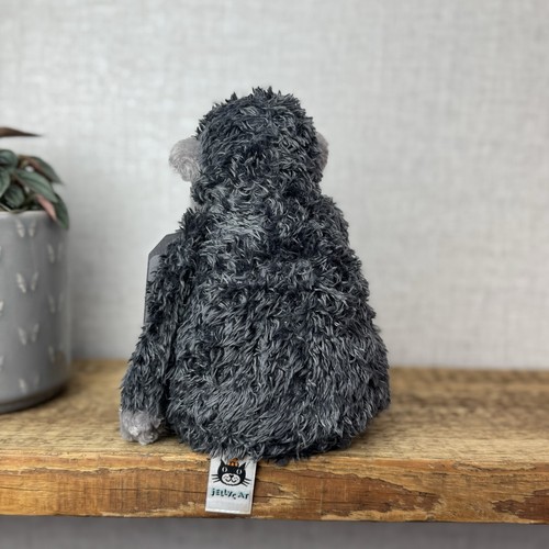 Jellycat Pequeño Mono Bunglie - Gorila Gris Bunglie Juguete Suave De Colección Raro 10" - Imagen 8 de 12