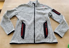 CMP Strick-Fleecejacke Gr. 46 Grau/Meliert