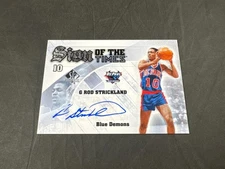 2013-14 UPPER DECK SPA BASKETBALL ROD STRICKLAND SIGN OF THE TIMES AUTO