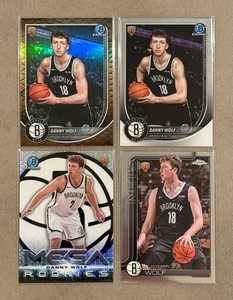 NBA BASKETBALL TOPPS 2025-2026 DANNY WOLF ROOKIE CARD LOT BROOKLYN NETS