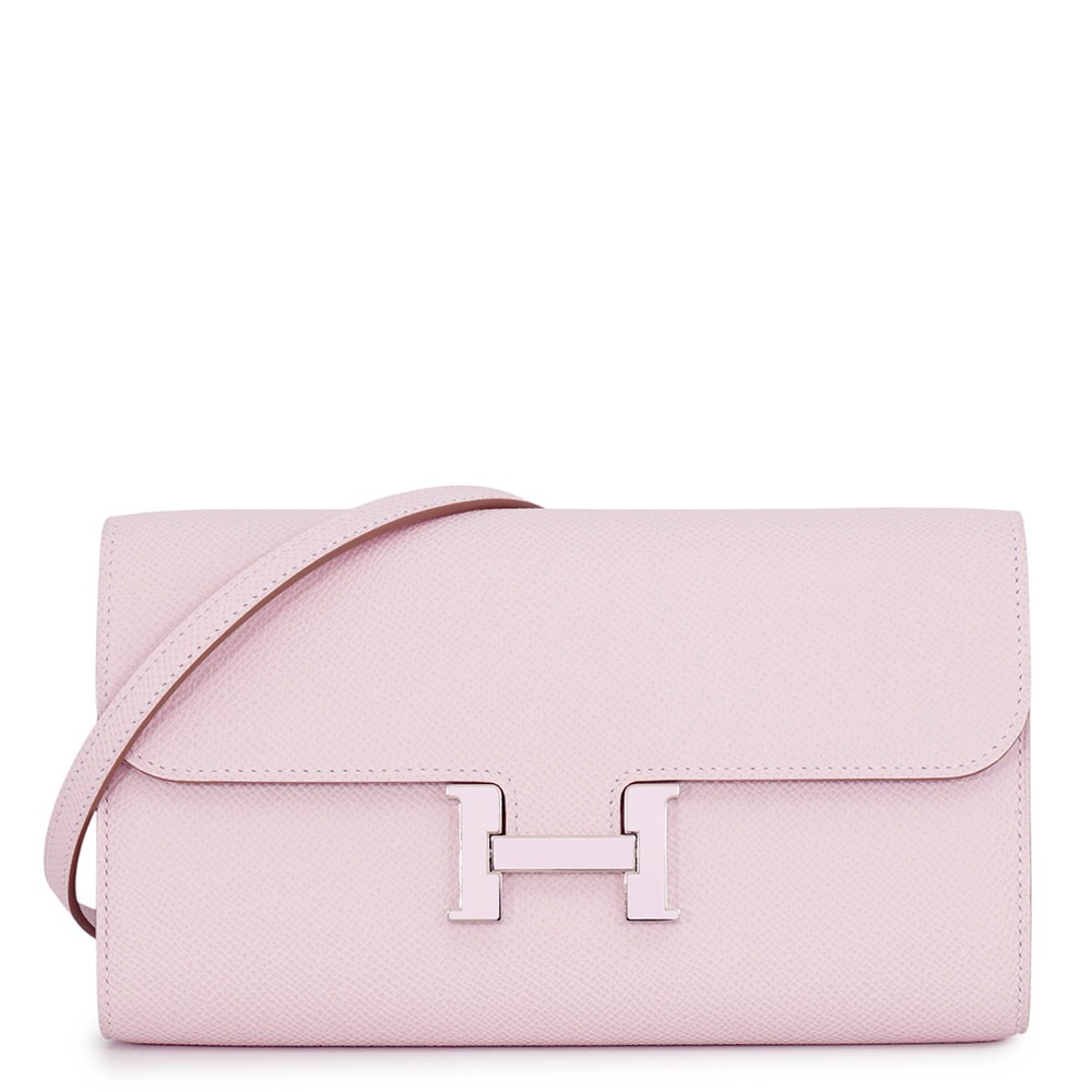HERMES Constance to Go Epsom mauve pail