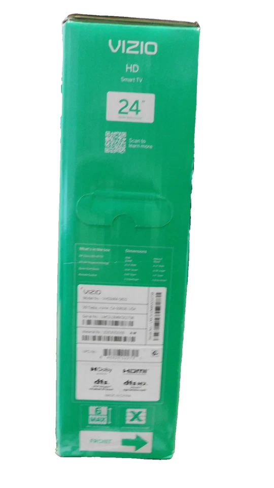 VIZIO 24" Class HD (720p) Smart LED TV (VHD24M-0810) Box Damage - Image 3 of 4