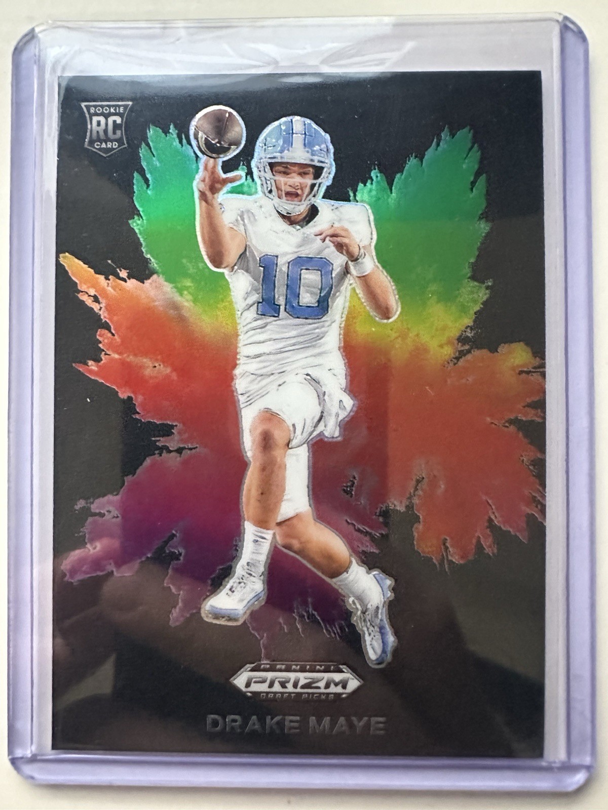 2024 Panini Prizm Draft Picks - Black Color Blast Drake Maye #CB-4 (RC)