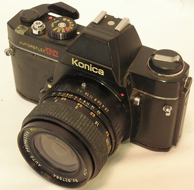 Appareil Photo Argentique Konica Autoreflex TC - Noir, 35 Mm, Manuel