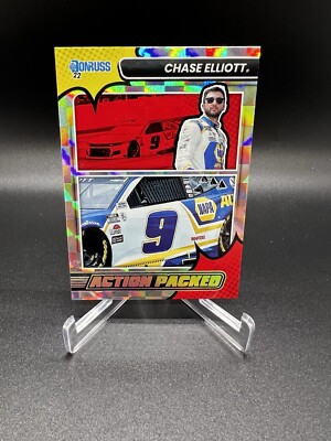 2022 Panini Donruss Racing Action Packed Checkers #4 Chase Elliott