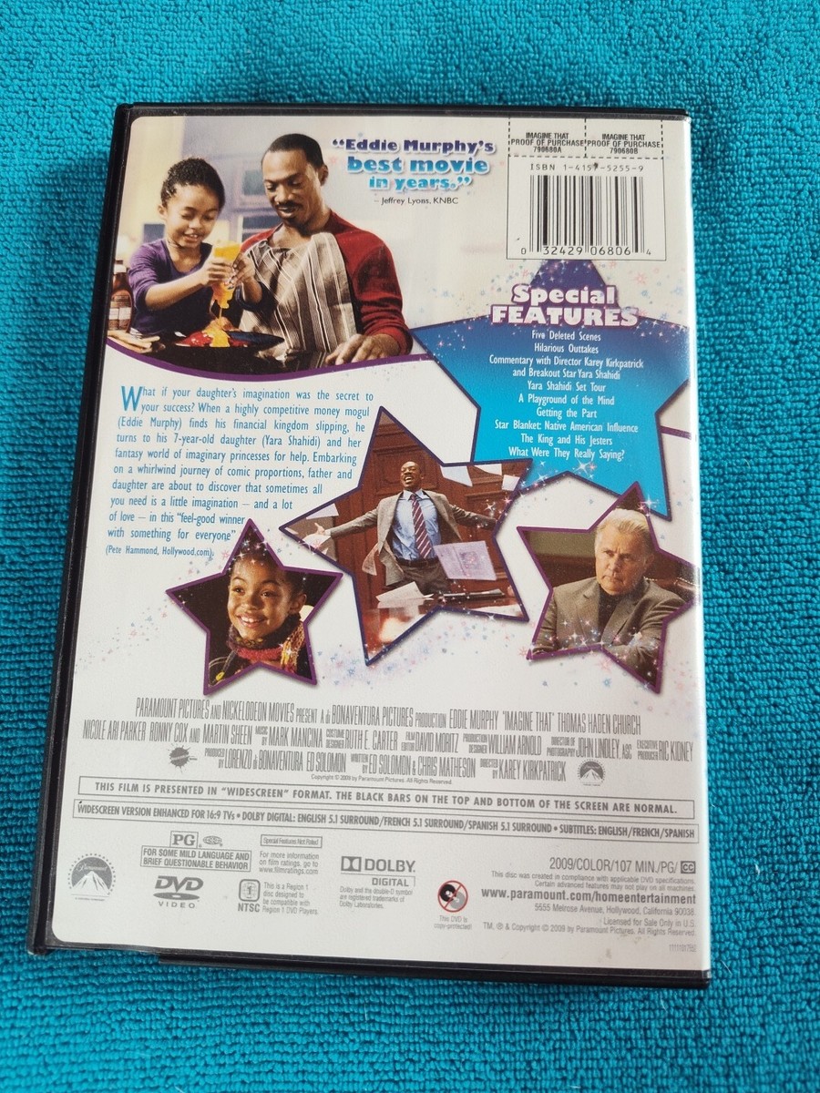 Imagine That,DVD, Starring Eddie Murphy,2009,Rated PG. COMEDY | eBay