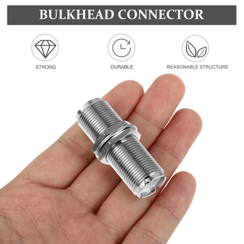 2 szt. Adapter UHF Gniazdo na złącze antenowe Kabel koncentryczny Przewód wewnętrzny - Zdjęcie 8 z 10
