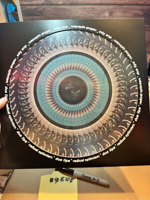 Dua Lipa Radical Optimism Vinyl Zoetrope Picture Disc /5000 NEVER PLAYED