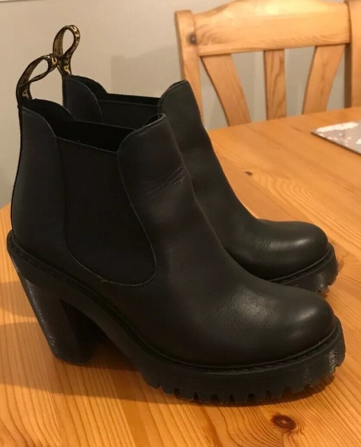 Dr.Martens 2976 W//Zips Leather Casual Ankle Biker Womens Boots