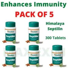 5 X Himalaya Septilin 300 Tabs Powerful Immunity Booster Exp 2026 Free Shipping