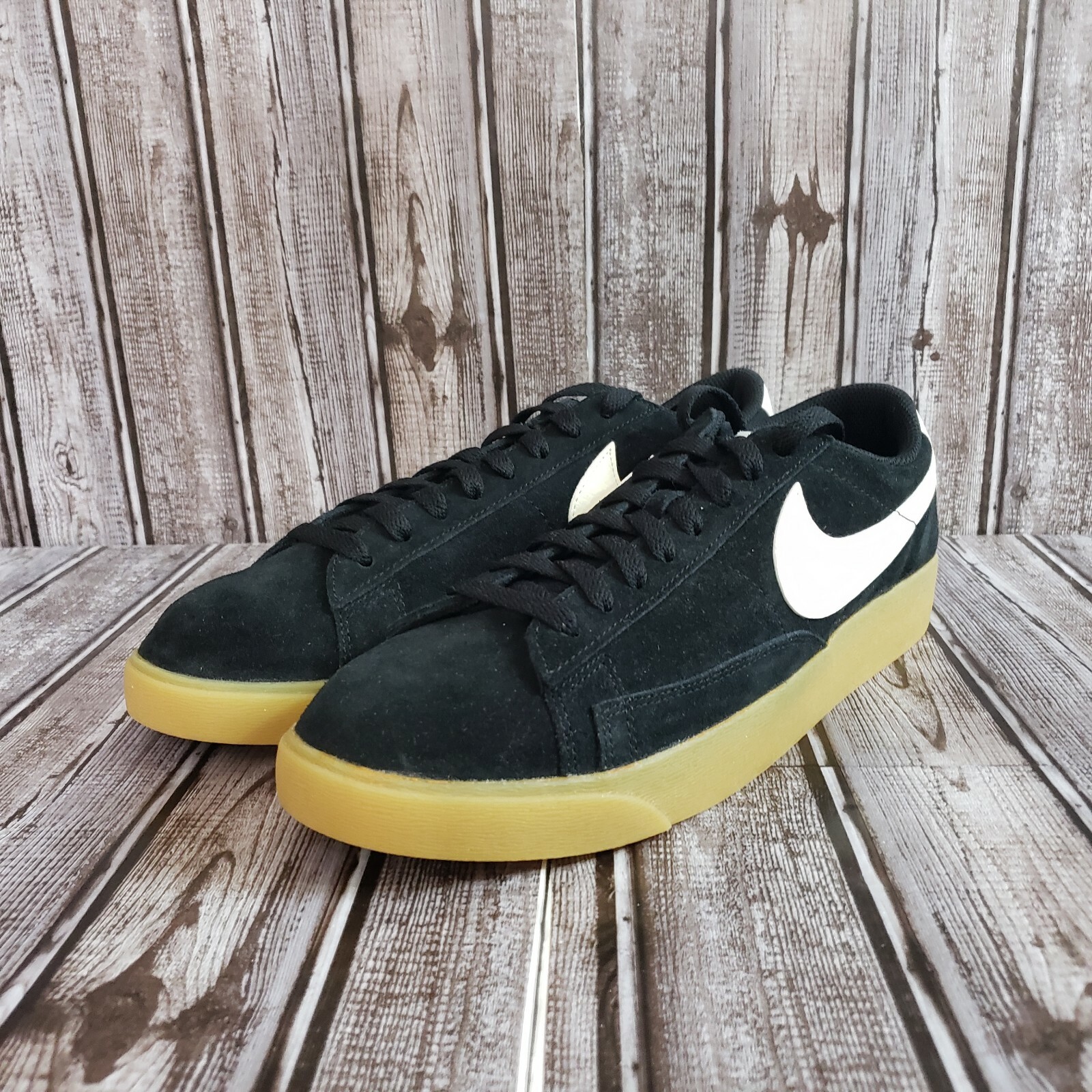 Nike Blazer Low SD AV9373 007 Black/Black-Sail New Women\u0026#039;s Size 12 |  eBay