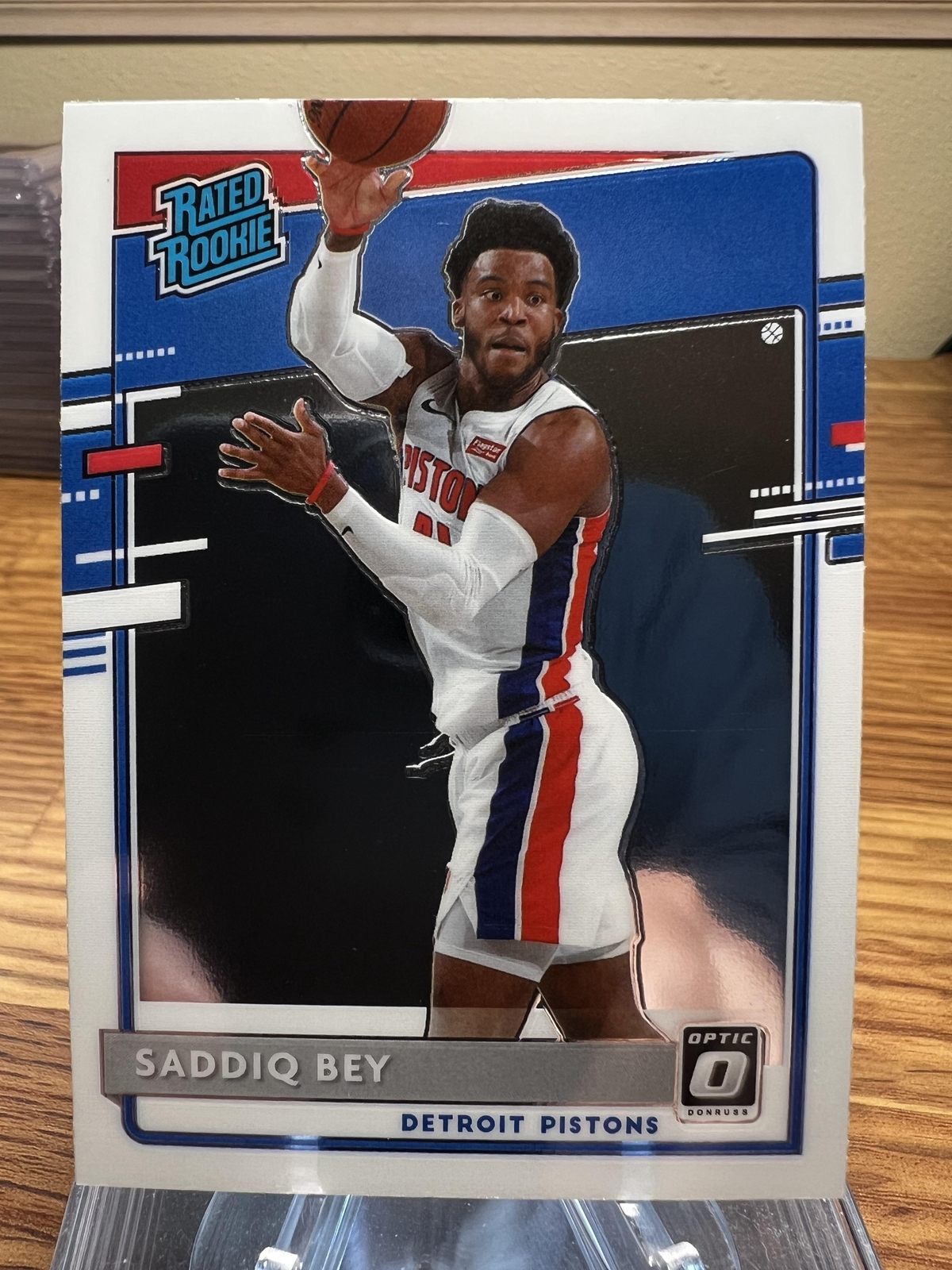 2020-21 Donruss Optic #169 Saddiq Bey
