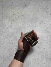 Diesel Leather Belt Hype Rare Y2K Brown