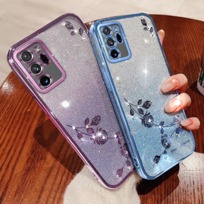 For Samsung Galaxy Note 20 Ultra, Luxury Bling Fashion Glitter Soft Case Cover