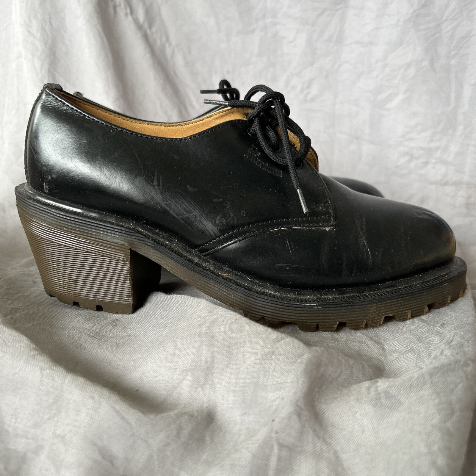 SAOLA Scarpe vintage Dr. Martens donna 3 Grommet stringate plateau Regno Unito taglia 5 Inghilterra