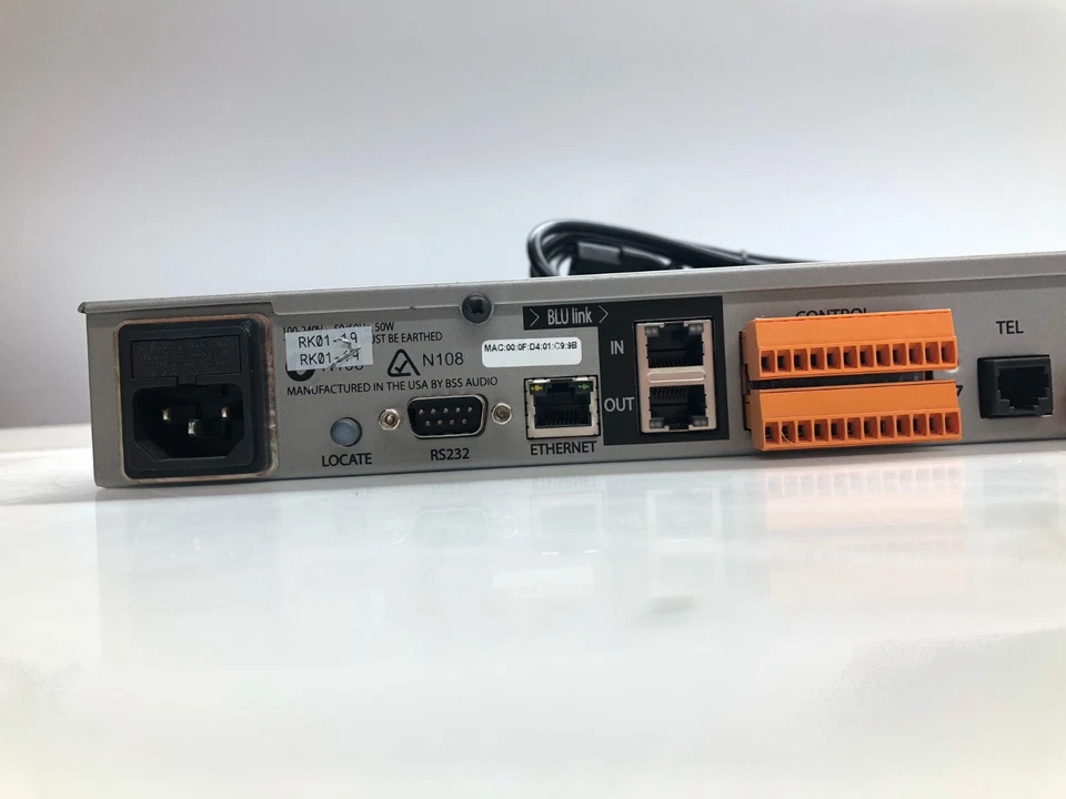 BSS Soundweb London BLU-102Conferencing Processor w/Power Cord&Weidmuller module - Image 3 of 4