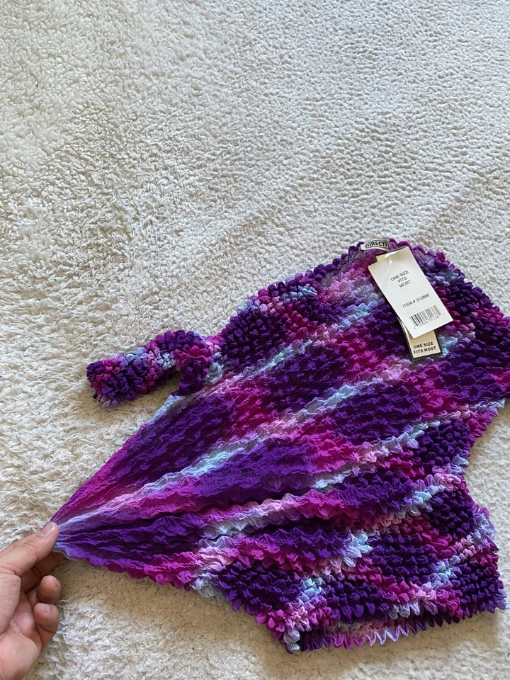 Top de burbujas Directives para mujer manga 3/4 a rayas talla única para la mayoría de los pulóveres Foto 3 de 4