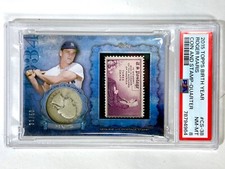 2015 Topps ROGER MARIS #CS-38 Birth Year Coin Stamp QUARTER 31/50 PSA-8