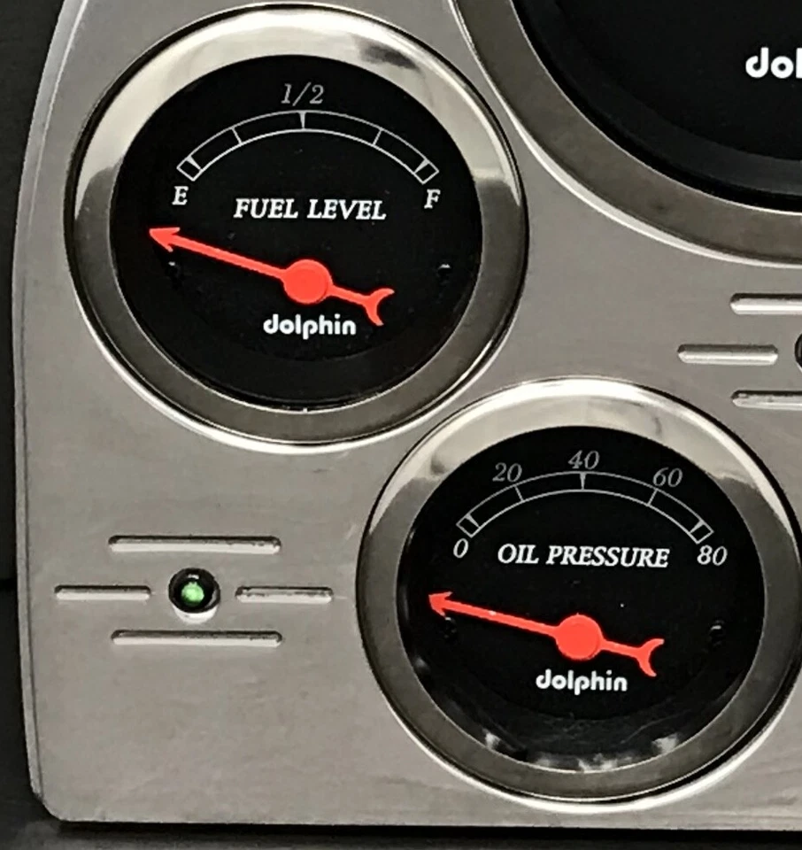 Ford Car 1952 1953 calibre 5 panel de instrumentos juego de inserción negro Foto 3 de 4