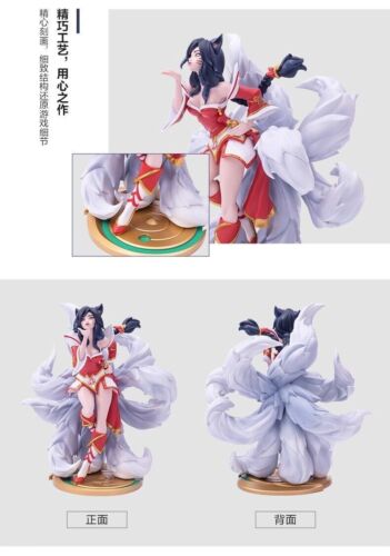 Figura Ahri Personaje de League of Legends LOL el Zorro de Nueve Colas Estatua Regalo 10" - Imagen 8 de 10