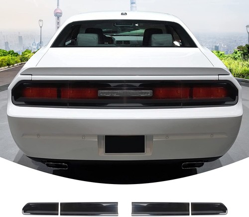 Smoked Taillight Lamp Cover Rear Light Guard Trim for Dodge Challenger 09-14 ABS - 第 3/11 張圖片