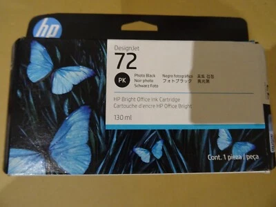 HP N°72 - 130ml - C9370A C9371A C9372A C9373A C9374A C9380A C9383A C9384A - Photo 1/4