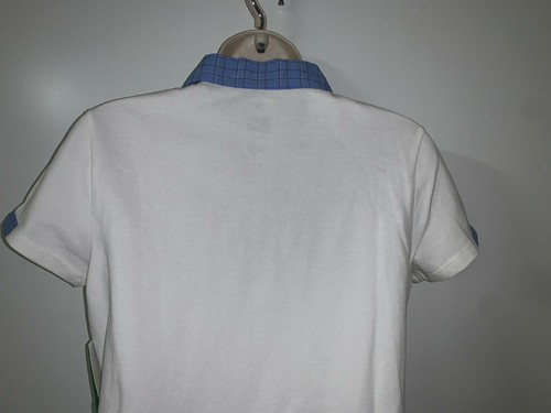 NWT $62 IZOD GOLF Classix Swingflex White Blue 1/2 Zip Polo Ladies S/P ~ NEW - Picture 8 of 8