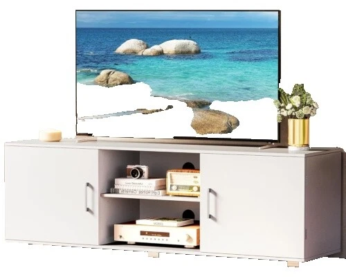 Wooden White CD & Video Racks