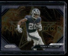2023 Panini Prizm #F-15 Tony Pollard Fireworks