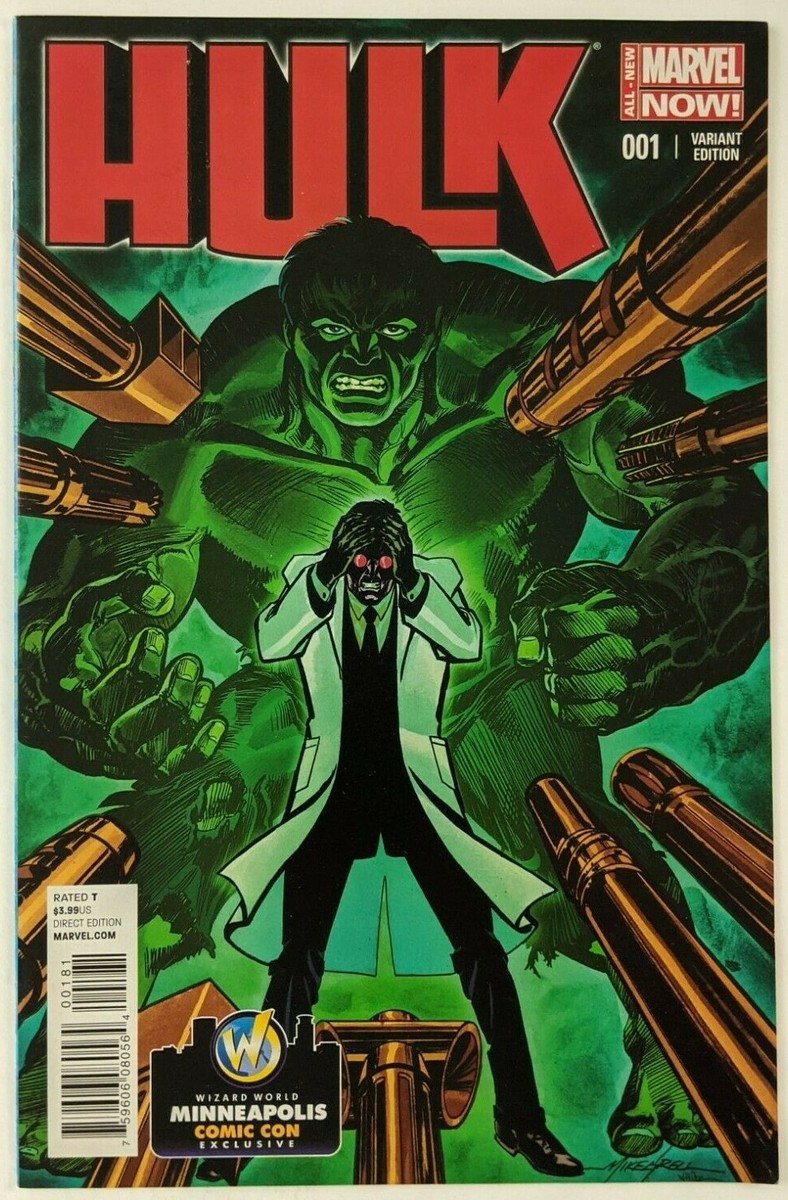 Hulk #1 Comic Marvel VARIANT Wizard World Minneapolis Color Mike