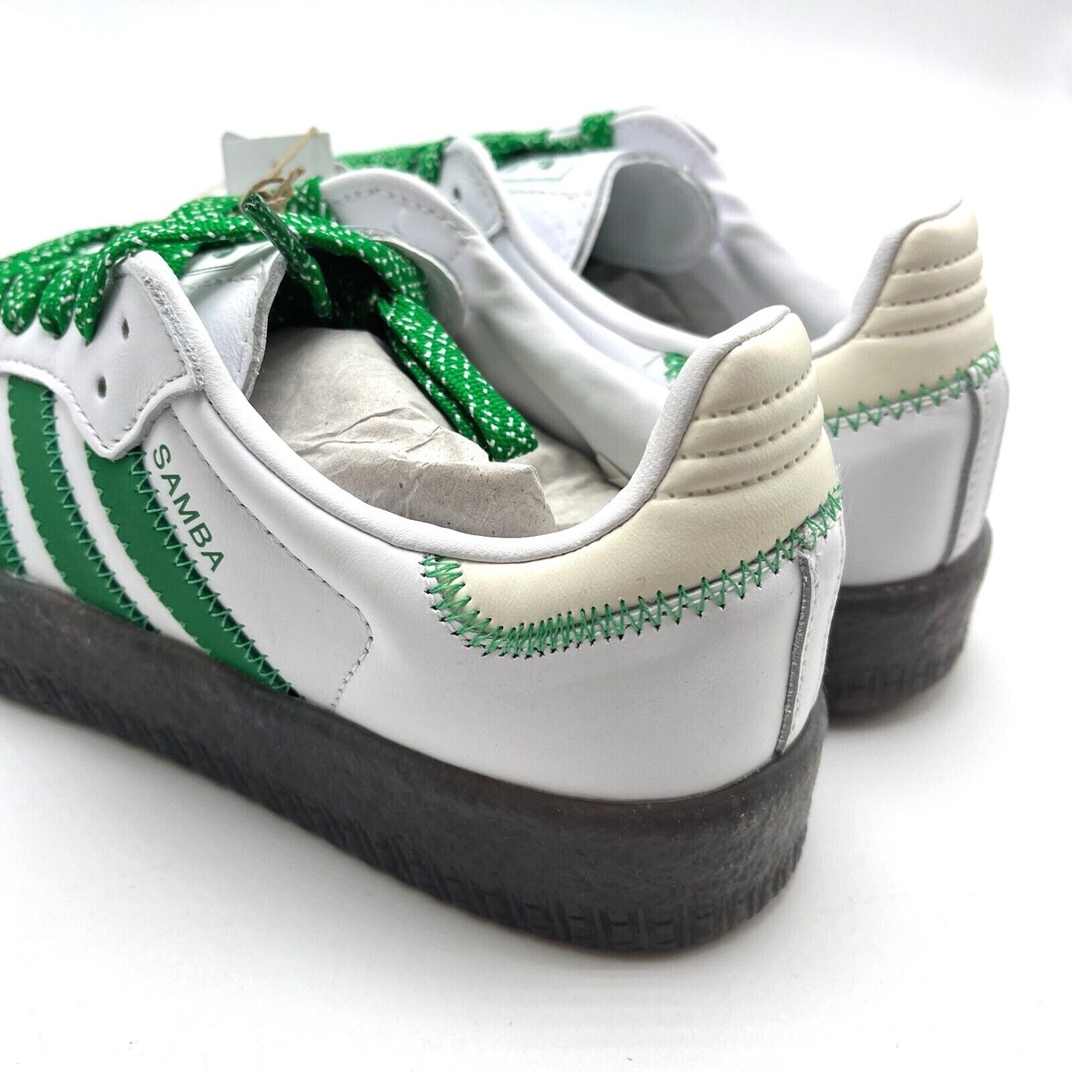 Adidas Originals Sambae Cloud White Green Women's Shoes