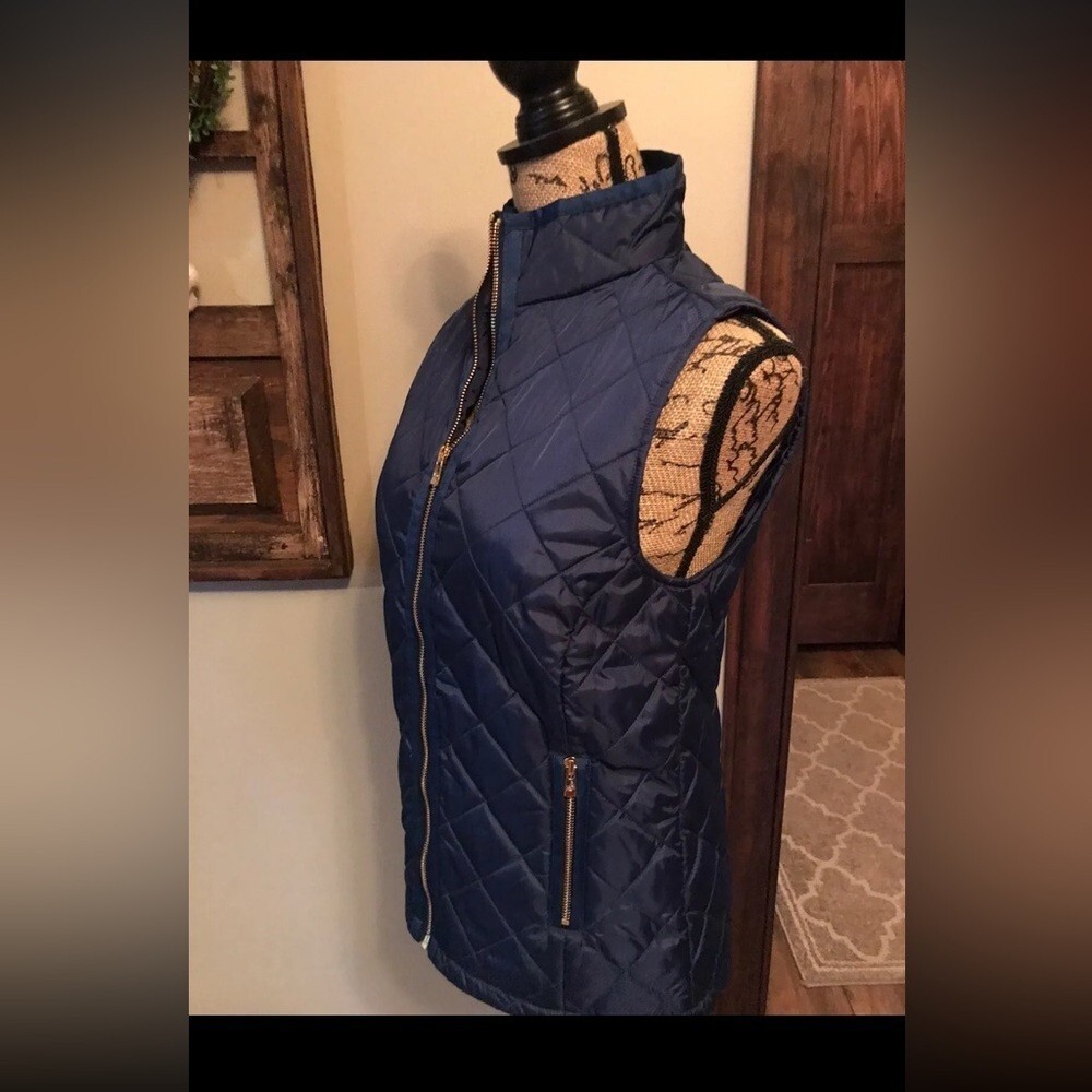【Quilted Vest】 Night Blue s-l400.jpg