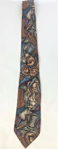 Lord and Taylor Metropolitan Designer Neck Tie 100% Silk 60-3/4" x 3-1/2" #1011 - Bild 3 von 3