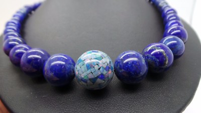 Lapis LazuLiです！ STUNNING NATURAL LAPIS LAZULI NECKLACE 22