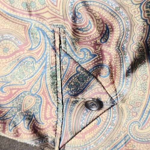 Lauren Ralph Lauren Blazer Herren Gr. 46 L Braun Cord Sport Mantel Paisley Gefüttert - Bild 5 von 15
