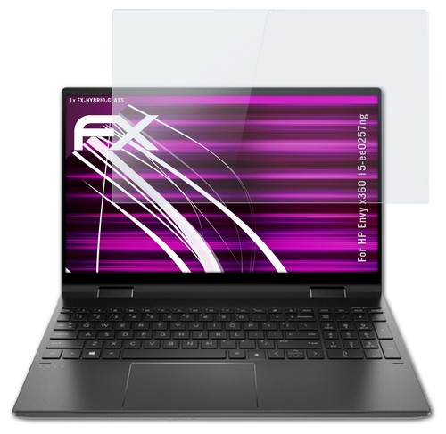 atFoliX Verre film protecteur pour HP Envy x360 15-ee0257ng 9H Hybride-Verre - Afbeelding 3 van 5