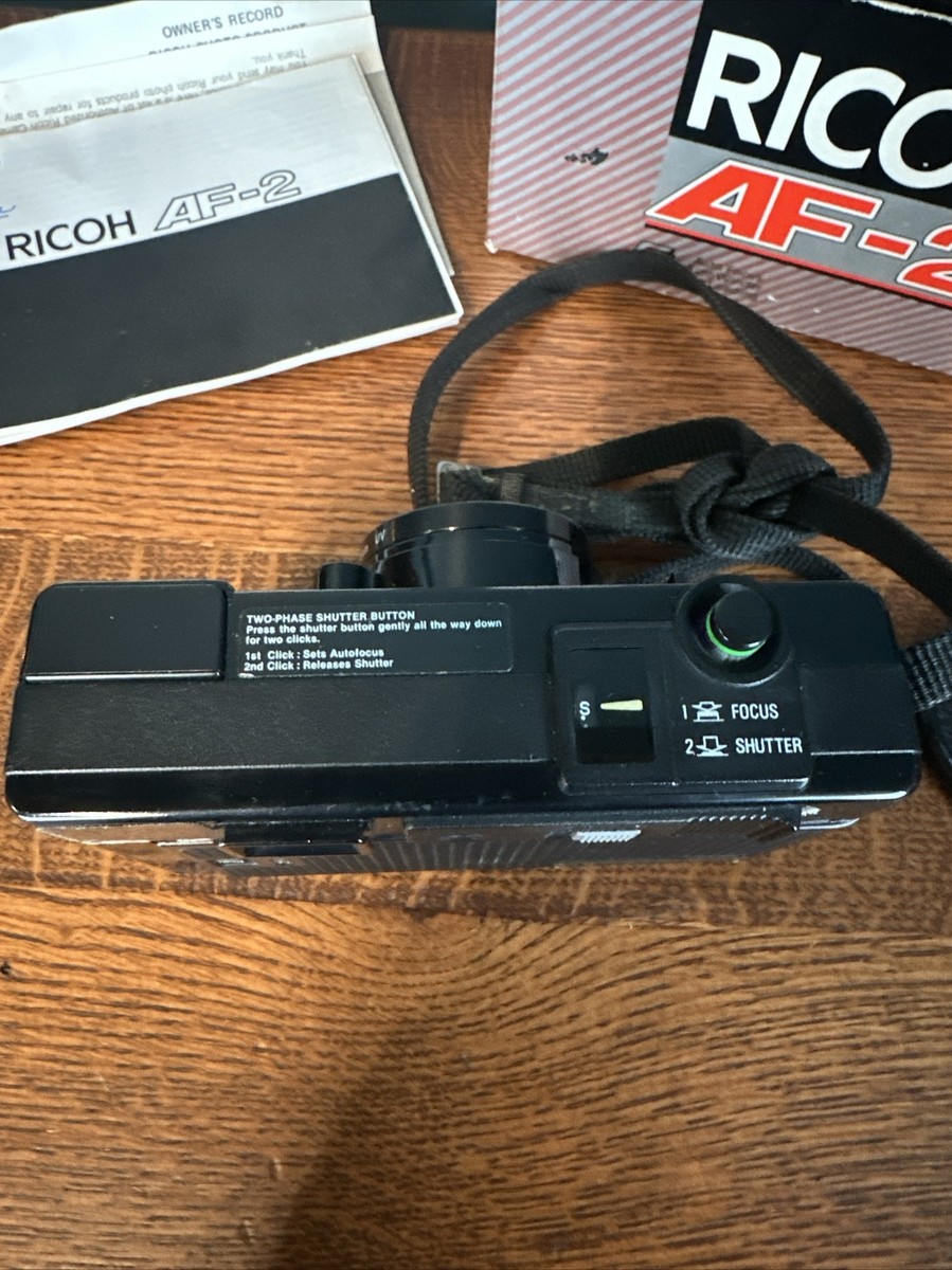 値下げ！ レトロ家電: RICOH AF-2 ブラック フィルムカメラ RC-VR-1497_1.jpg?crop=center&