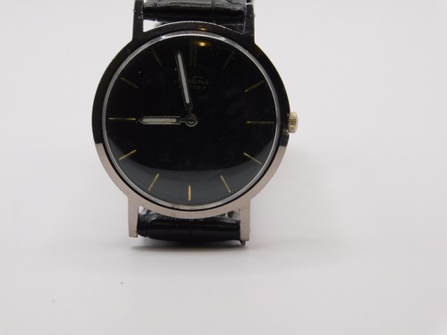 Bentima Star Gents Vintage Strap Watch (Black dial) - Picture 3 of 5