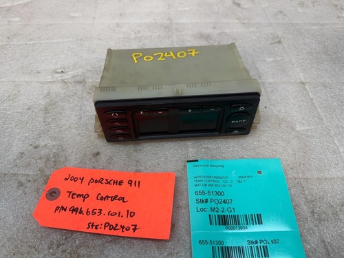 04 PORSCHE 996 996tt OEM HEATER AC A/C CLIMATE CONTROL 99665310110 01-05 - Picture 11 of 14
