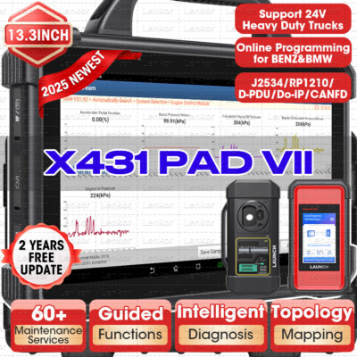 2026 LAUNCH X431 PAD VII ELITE PAD 7 PRO Diagnostic Scan Key Programming Coding