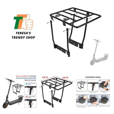 Rear Shelf Compatible with Segway Ninebot Max G30 G30LP Electric Scooter, Car...