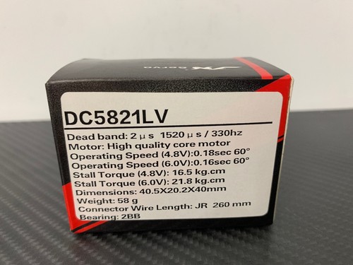 JX DC-5821LV drehmomenthohes Metallgetriebe Digital Wasserdicht RC Auto Servo JX 1/8 Gang - Bild 4 von 5