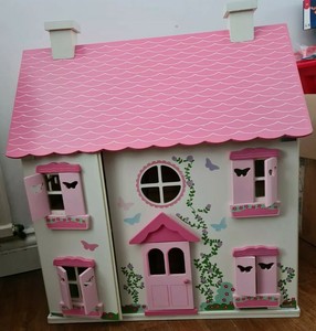 elc wooden dolls house