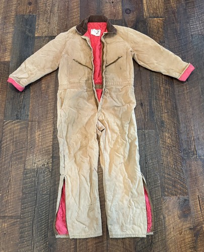Vintage Walls Blizzard Pruf Overall Canvas braun isoliert XL normal Brustumfang 46-48