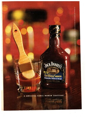 Jack Daniels Grilling Sauce Worth Toasting 2006 Print Ad