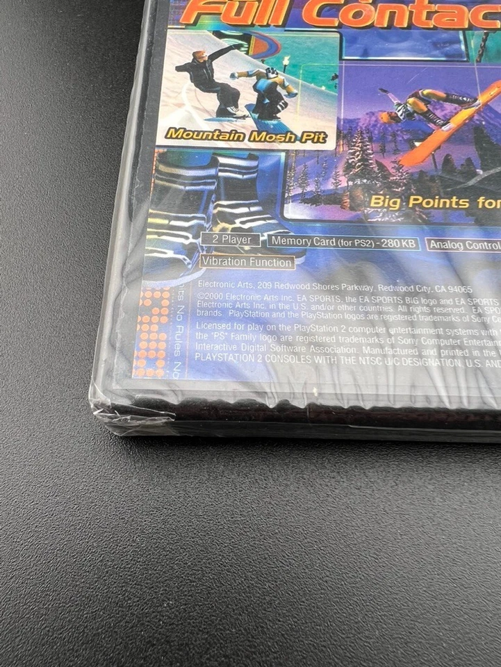 SSX (Playstation 2 PS2) Snowboard Etiqueta Negra Sellado de Fábrica Nuevo Foto 3 de 4