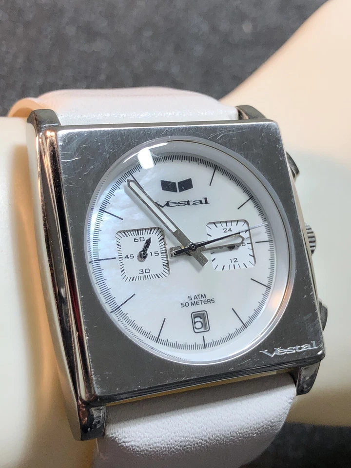 Reloj Vestal Ranger V9 Hombre Cronógrafo Esfera Carcasa Japón Mov. Reloj Pulsera Foto 3 de 4