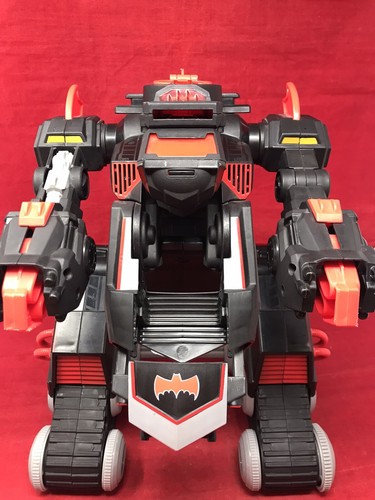 Imaginext DC Super Friend RC Red Transforming Batbot Batman Robot Tank no remote - Picture 6 of 10