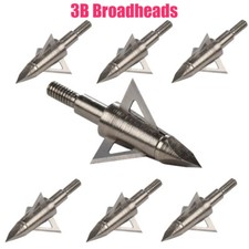 Archery Blade Broadheads 100/125 Grain Crossbow Recurve Compound Bow Arrow Tips