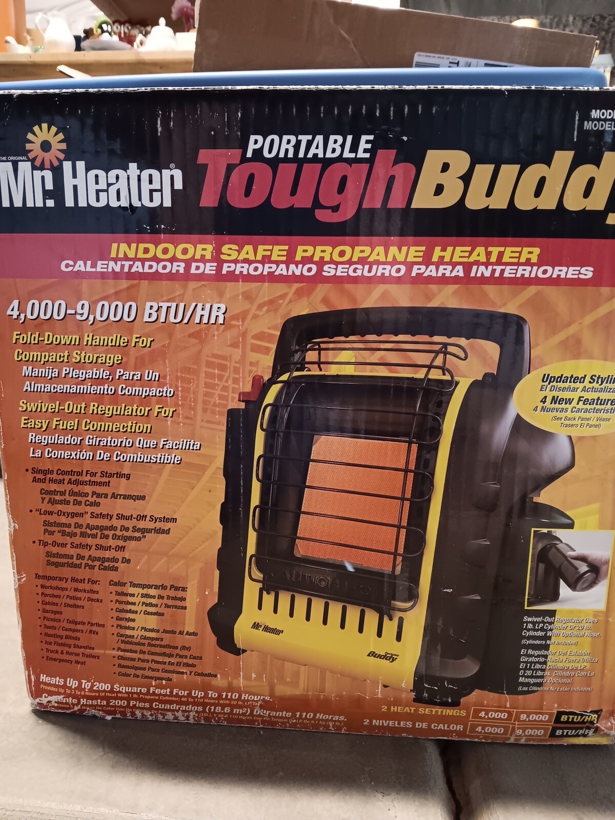 Mr. Heater MH9BX Portable Propane Heater Red Journal Monkey